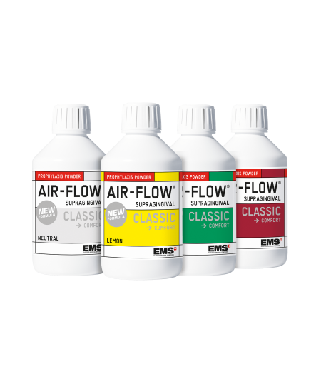 Poudre Air-Flow Classic - EMS - 4 bouteilles de 300gr