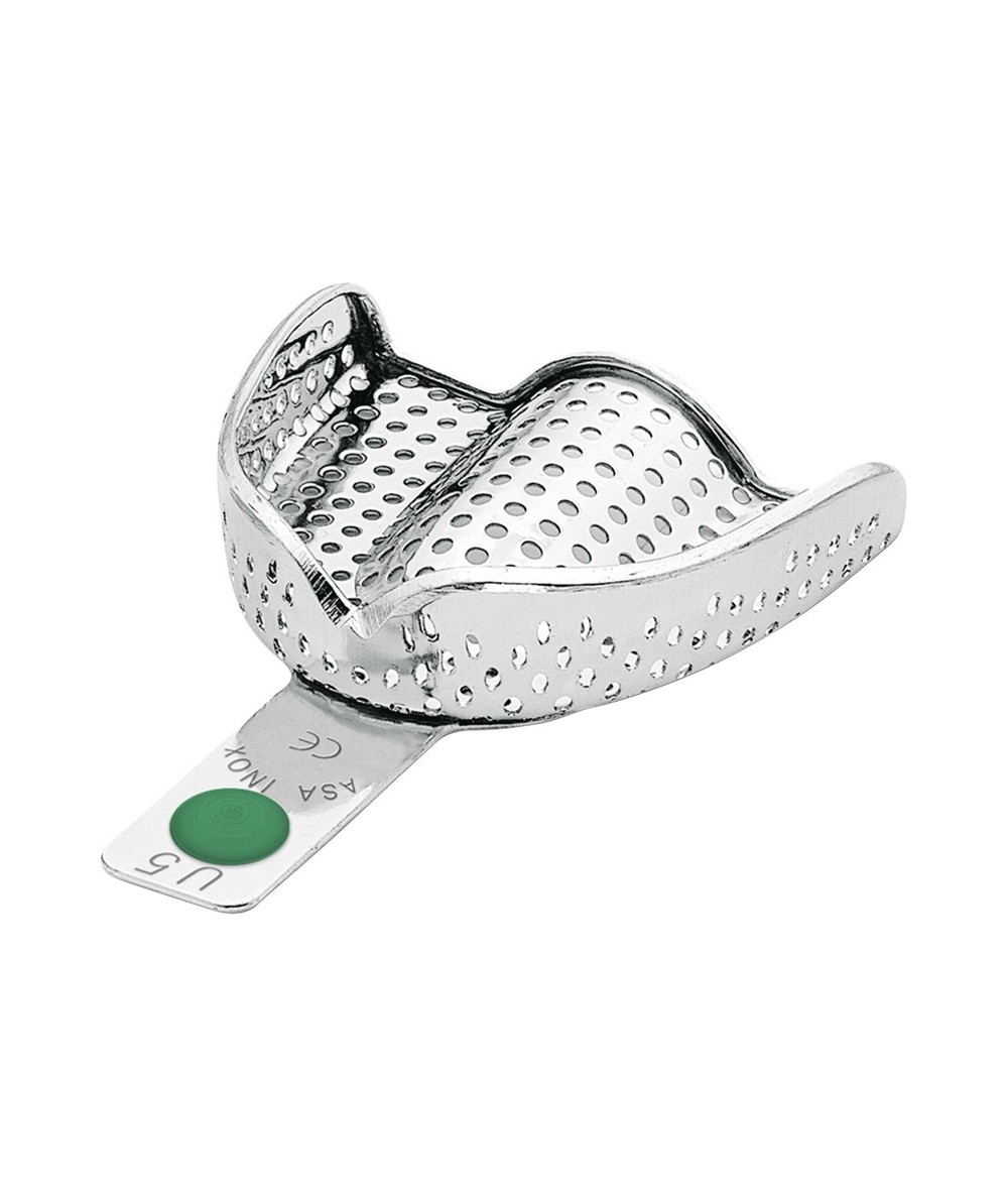 Porte Empreinte Perforé Avec Bord Perma-Lock - 1u - ASA DENTAL
