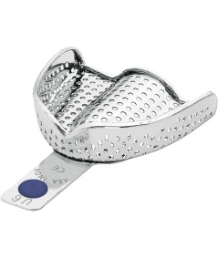 Porte Empreinte Perforé Avec Bord Perma-Lock - 1u - ASA DENTAL