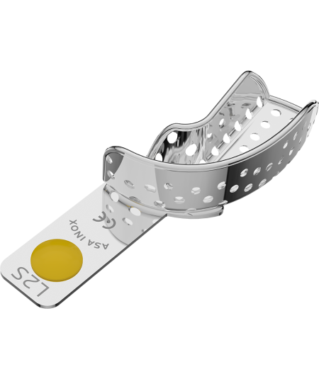 Porte Empreinte Perforé Partiel Avec Bord - 1u - ASA DENTAL