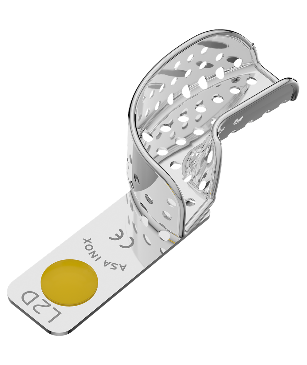 Porte Empreinte Perforé Partiel Avec Bord - 1u - ASA DENTAL
