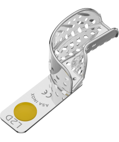 Porte Empreinte Perforé Partiel Avec Bord - 1u - ASA DENTAL