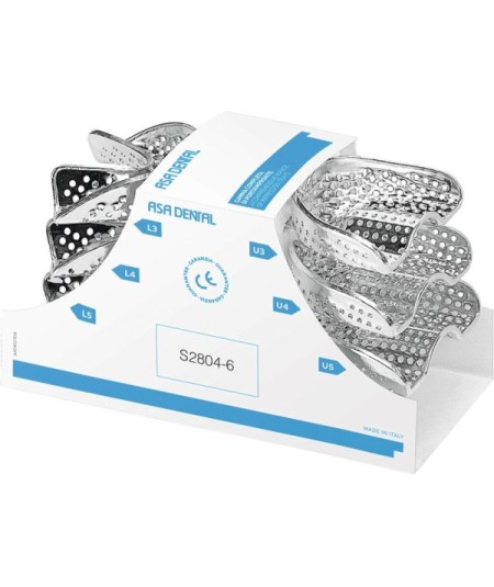 Porte Empreinte Perforé Perma-Lock Coffret - 6u - ASA DENTAL