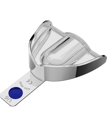Porte Empreinte Non Perforé Avec Bord Codicolor - 1u - ASA DENTAL
