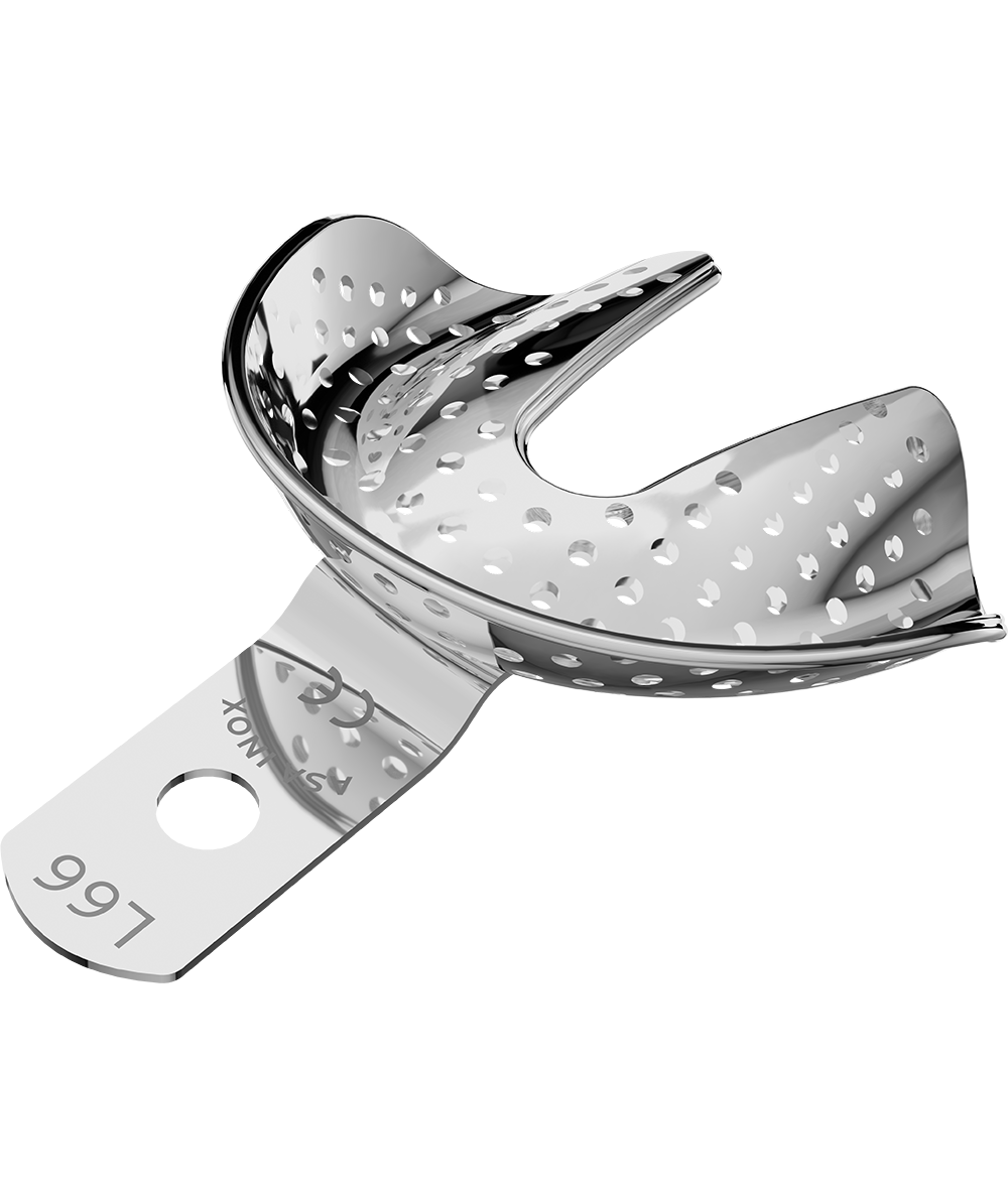 Porte Empreinte Perforé Edenté - 1u - ASA DENTAL