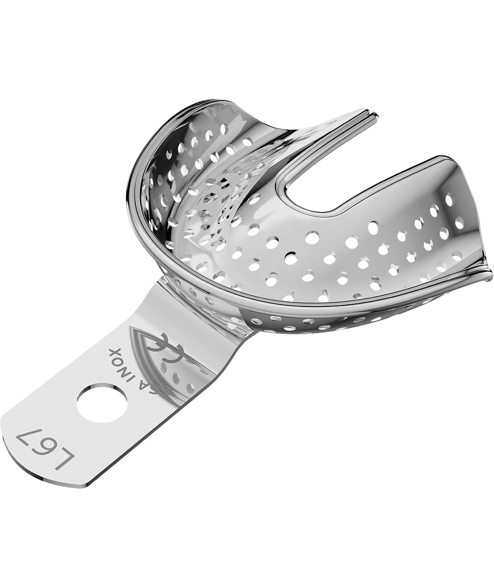 Porte Empreinte Perforé Edenté - 1u - ASA DENTAL